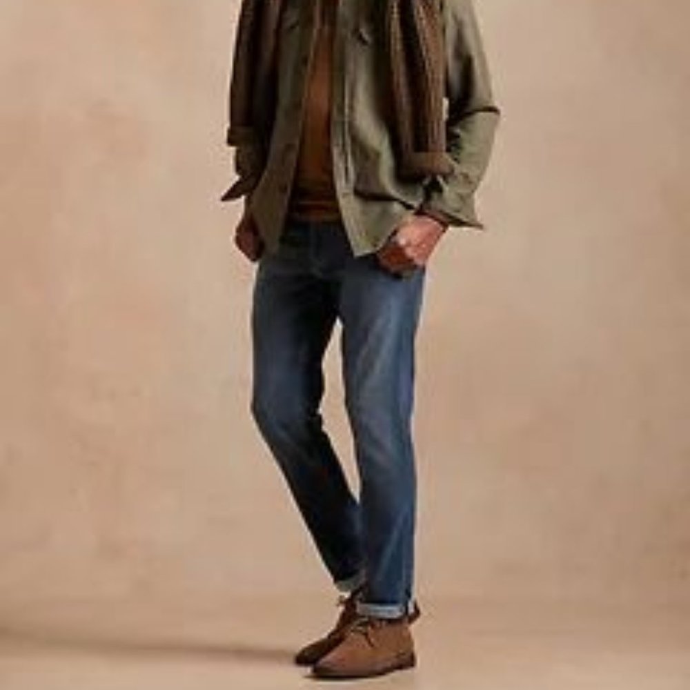 Banana Republic Slim LUXE Traveler Jeans - 42 x 34 NEW w/tags